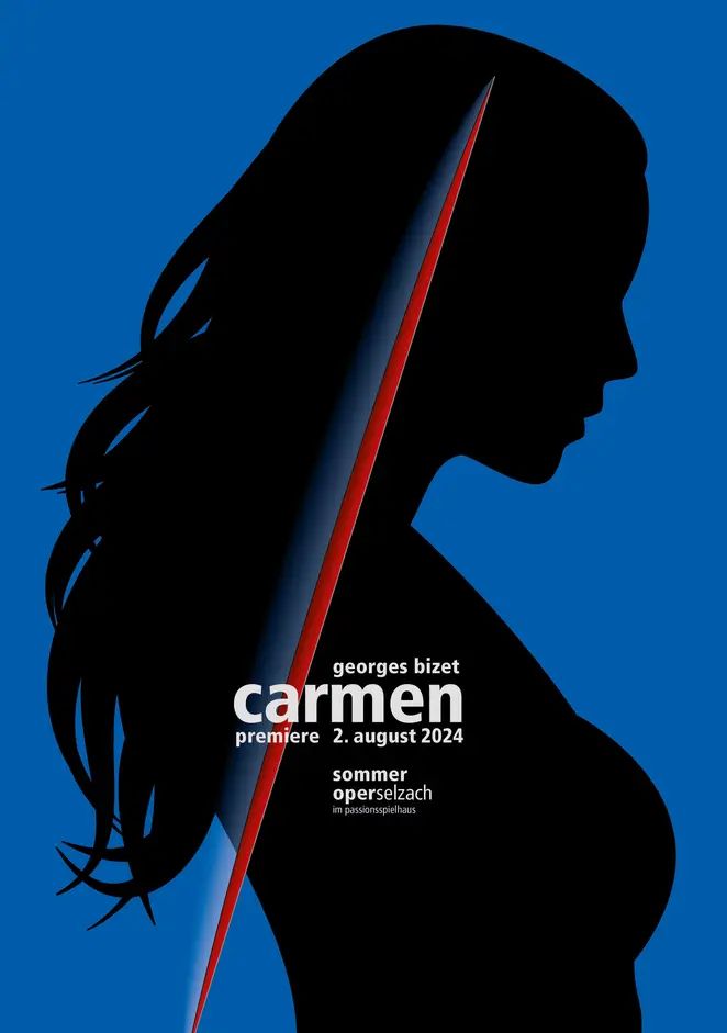 Das «Carmen»-Plakat für die Sommeroper stammt von Grafiker Stephan Bundi.